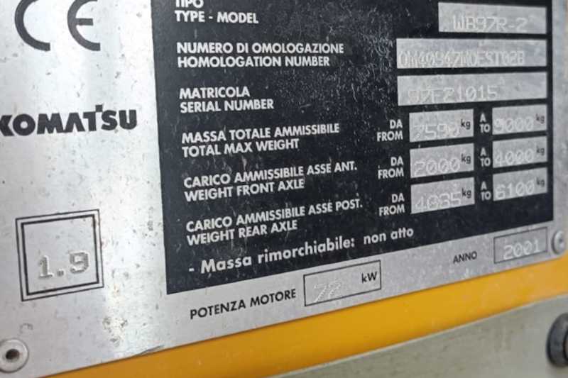OmecoHub - Immagine KOMATSU WB97R-2